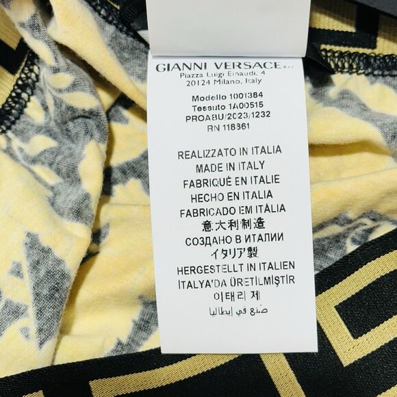 NWT Versace Barocco Greca Underwear Trunk Boxer Briefs Black Gold Size IT 4/ M - Picture 7 of 10